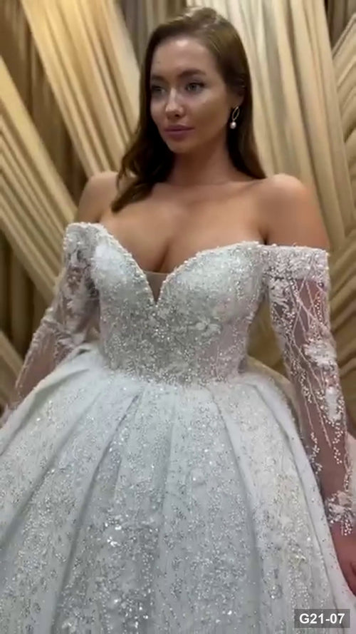G21-007 Fildişi Prenses Model gelinlik Ana Temiz Kadraj