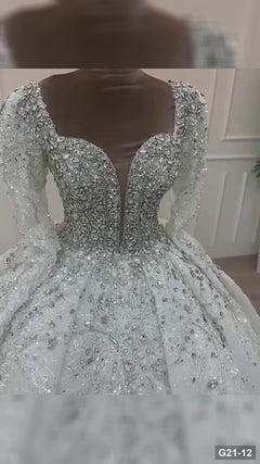 G21-012 Fildişi Prenses Model gelinlik Ana Temiz Kadraj