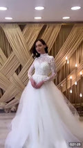 G21-025 Fildişi Prenses Model gelinlik Ana Temiz Kadraj