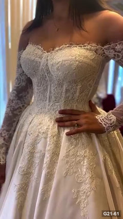 G21-061 Fildişi Prenses Model gelinlik Ana Temiz Kadraj