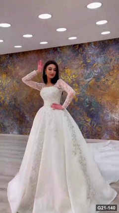 G21-140 Fildişi Prenses Model gelinlik Ana Temiz Kadraj