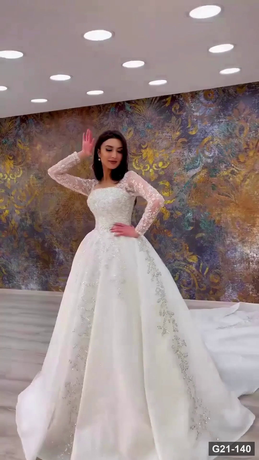 G21-140 Fildişi Prenses Model gelinlik Ana Temiz Kadraj