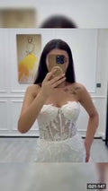 G21-147 Fildişi Prenses Model gelinlik Ana Temiz Kadraj